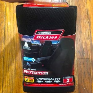 Black Dickies Car Seat Covers Two Pack